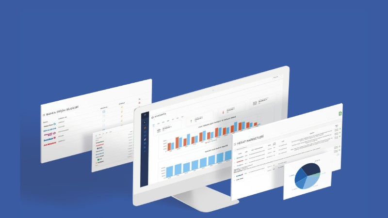 graphs and documents on computer screen